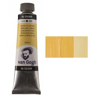 Фарба олійна VAN GOGH, (223) Неаполітанський жовтий темний, 40 мл, Royal Talens (1/3)
