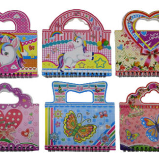 Блокнот спіраль /88050/ "Сумочка" 14*14/36арк. 12 диз. (12/480)