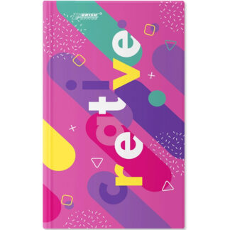 Блокнот БВ-1 А5/88,## № 0001-2 "Яскравий креатив " тв. обкл., Софт-тач,  повн. кол. бл-70г/м (22)