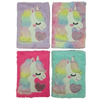 Блокнот пухнастий А5/80  "JO" /2219-17MRB/ "Єдиноріг" # 80гр , мікс (1/60/120)