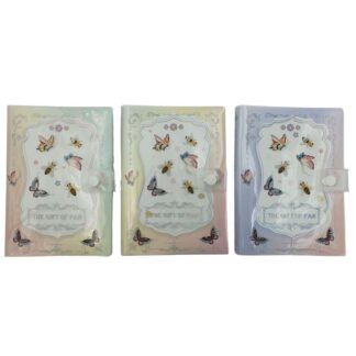 Блокнот 11,6*16,5/128арк  "JO" /LB36K34-4358/ "Метелики" прозора обкл, мікс (1/36/144)