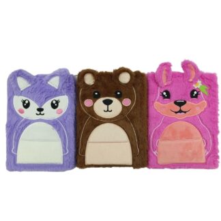 Блокнот пухнастий А5/80  "JO" /A5-8046/ "Animals" == 70гр, мікс (1/20/120)