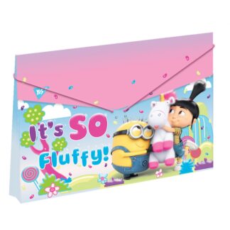 Папка на гумці 38*25 см "YES" /491684/ "Minions Fluffy" (1/45)