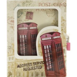 Блокнот А5/45 "JO" /YH64K-B0298/ "Лондон" на замку в коробці 70 г. мікс3 (1)