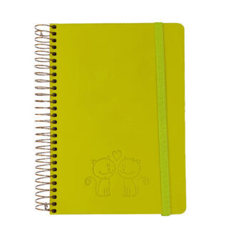 Блокнот А6/120 "SKILL" /СБВ-97/ Raso жовтий спіраль бокова (1/10)