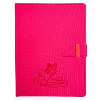 Блокнот В6/120 "SKILL" /ЗВ-95/ на хлястику тв.обкл. Raso рожевий (1/24)