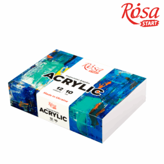 Набір акрилових фарб "ROSA START" /322111003/_985/ 12кол*10мл "COLOR" (1/12)