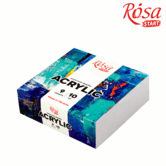 Набір акрилових фарб "ROSA START" /322111002/_992/ 9кол*10мл "COLOR" (1/16)