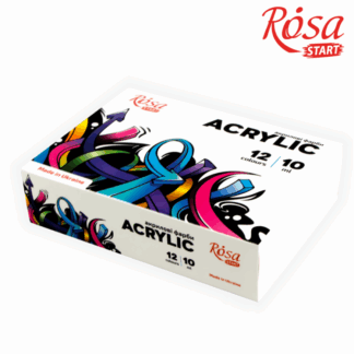 Набір акрилових фарб "ROSA START" /322111011/_074/ 12кол*10мл "Graffiti" (1/12)