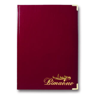 Папка вітальна А4 "Вітаємо" "Бріск" /ППВ-5/ "Infolk-Miradur" бордова  (1/20)