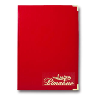 Папка вітальна А4 "Вітаємо" "Бріск" /ППВ-5/ "Infolk-Miradur" червона  (1/20)