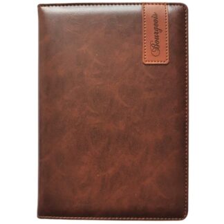 Щоденник НЕДАТ А5/160арк "Bourgeois" /9550/ ШКІР. ЗАМ, крем пап., 70гр/м # (1/20)