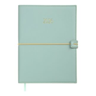Щоденник "BuroMAX" /BM.21141-38/ ДАТ 2026 PANDORA, A5, м'ятний, штуч.шкіра (1/20)