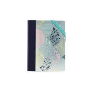 Блокнот "MILAN"/57064SL3/, 13.6*10*1,6см,в крап.,208арк  + карман,  пласт. обкл., срібн. (1/7)