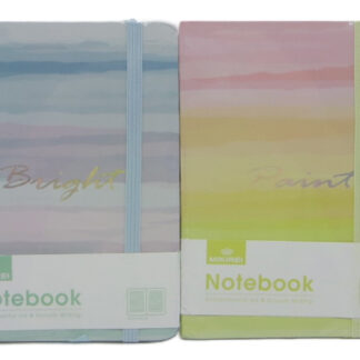 Блокнот 14,5*21см/96арк /9278-А5/ на гумці "Макарун-розводи" # 80г/м2 (1/12)