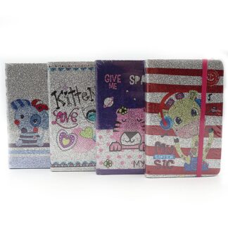 Блокнот на гумці A6/96арк.== "JO" /2011-А6/ "Звірятка" 70g COLOR/box, mix4 (1/24/144)