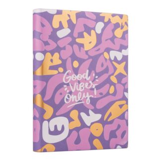 Щоденник "YES" А5 недат. "Good vibes" /252051/ м'який, 432 стор., pattern (1/24)