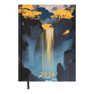 Щоденник "BuroMAX" /BM.2162-54/ ДАТ 2026 FILLING , A5,  синій (1/20)