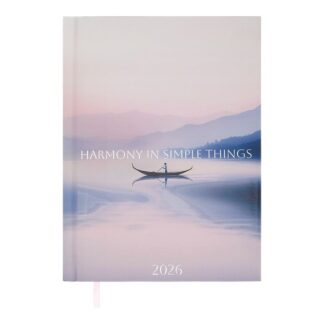 Щоденник "BuroMAX" /BM.2179-07/ ДАТ 2026 MIRACLE, A5,  фіолетовий (1/120)