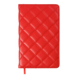 Щоденник "BuroMAX" /BM.2513-05/ ДАТ 2026 DONNA LINE, A6, червоний, штуч. шкіра/поролон (1/20)