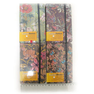 Блокнот А6/96арк "JO" /6251-A6-W/ на резинці "Квіти"   == 80гр, мікс (1/72/144)