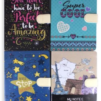 Блокнот 13,4*19/144арк /N32K90016/ на магніті "My notes" == кол.край 80гр, мікс (1/12/72)