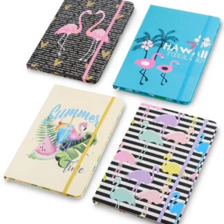 Блокнот А5/80арк "JO" /NA580081/ на гумці "Фламінго" кол.край 70гр, мікс (1/16/96)