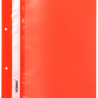 Швидкозшивач А5 пл. європерф. "Norma" /5264/ Червоний, глянц (10/400)