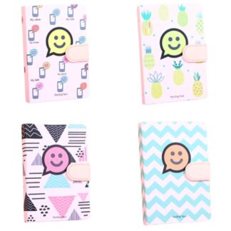 Блокнот 13,4*19/144арк "JO" /NC32K044/ на магніті "Smile"  == кол.край 80гр, мікс (1/12/72)