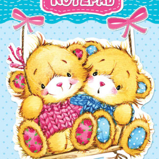 Блокнот "Рюкзачок" А6 /ЗК-24/ 40арк. ## "Ведмедики",карт.обкл.СП.ВЕРХ (40)