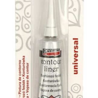 Контур універсальний "Pentart" /247/10136/ Білий, 20 мл (1/6)