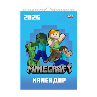 Календар-планер А3 настінний 2026 "YES" /270270/ "Minecraft" (1/20)