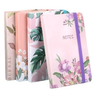 Блокнот 14,5*21/80арк "JO" /NC5017/ на гумці "Notebook" кол.край 70гр, мікс (1/16/96)