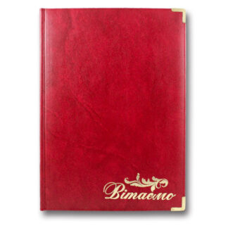 Папка вітальна А4 "Вітаємо" "Бріск" ППВ-5 "Miradur" ЧЕРВОНА (1/20)