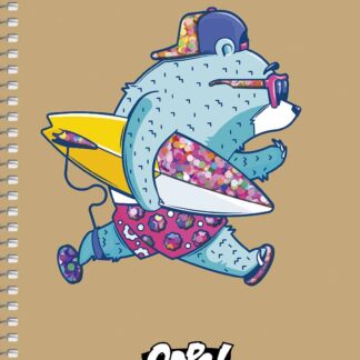 Блокнот "Student" КРАФТ обкл.,сп. /A5-SC-096-6116K/ ## крем. блок, лаз. висічка, 70г/м2, (3/54)