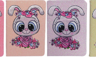 Блокнот дитячий А5/80арк. /5728-1/ "Зайчик з перлами" ##, у короб.(1/30)