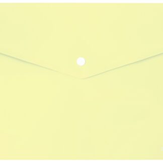 Папка-конверт на кнопці А4 "ECONOMIX" /E31301-85/ 180мкм, непрозора, глянець, пастельна жовта (12/120)