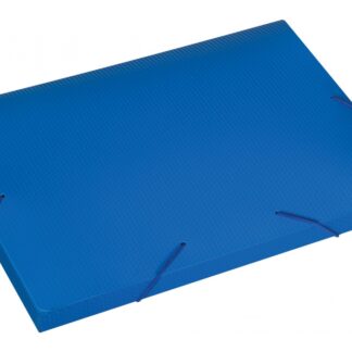 Папка об'ємн. на гумках  A4  "Economix " /E31401-02/ 2см, діамант,  синя (1/20)