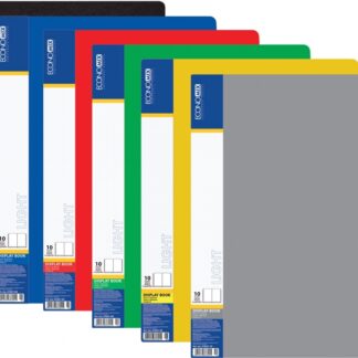 Папка А4 з 10 файлами "ECONOMIX Light " /E37601/ мікс (1/24)