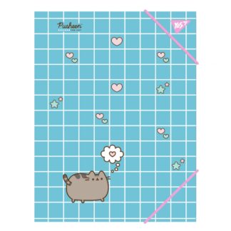 Папка на гумці А4 "Yes" /492215/ "Pusheen. Hearts" (1/40/80)
