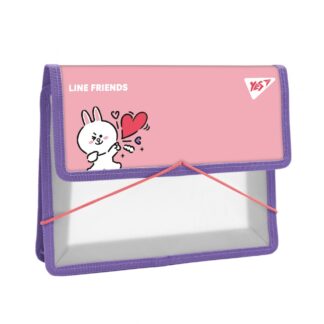 Папка для зошитів пл. на гумці В5 "Yes" /492210/ "Line Friends. Cony" (1/24/96)