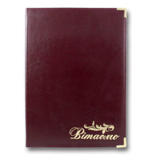 Папка вітальна А4 "Вітаємо" "Бріск" ППВ-5 "Sarif" БОРДО (1/20)