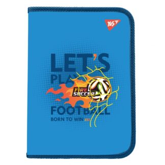 Папка для зошитів пл. на блискавці B5 "Yes" /492205/ "Football" (1/12/96)