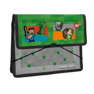 Папка для зошитів пластик на гумці В5 "YES" /492207/ "Minecraft. Heroes" (1/24/96)
