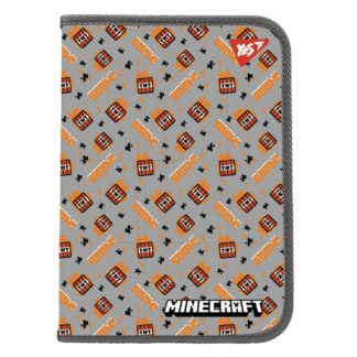 Папка на блискавці А4 "Yes" /492221/ "Minecraft. TNT" з внутр. кишенею (1/12/48)