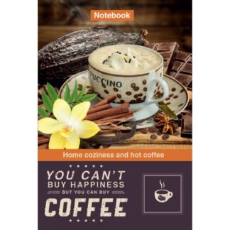 Блокнот А5/72арк "Рюкзачок" /ТП-1/ "COFFEE" # тв/лам. обкл., 60 г/м2, мікс (16)