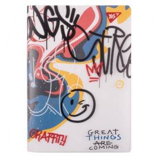 Блокнот А5/70 # "YES" /681840/ скоба пласт. обкл. "Melt Smile" (1/20/40)