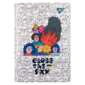 Блокнот А5/70 # "YES" /681858/ скоба пласт. обкл. "Stand with Ukraine" (1/20/40)