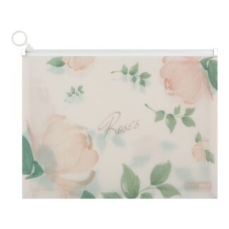 Папка-конверт на zip-блискавці А4 "BuroMAX" /BM.3948-27/ матов.пластик, ARABESKI, кораловий (1/12/240)