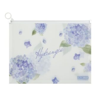 Папка-конверт на zip-блискавці А4 "BuroMAX" /BM.3948-30/ матов.пластик, ARABESKI, світло-синій (1/12/240)